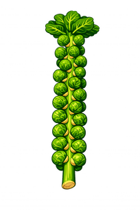 stick of green sprouts